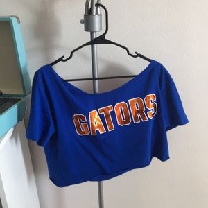 university of florida off the shoulder shirt